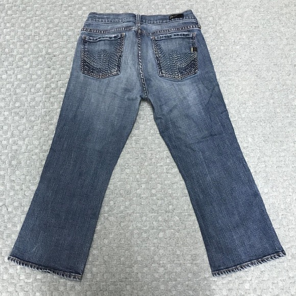 Citizens of Humanity Jeans Womens 28 Willow Creek #098 Low Rise Crop Stretch USA - Picture 2 of 15